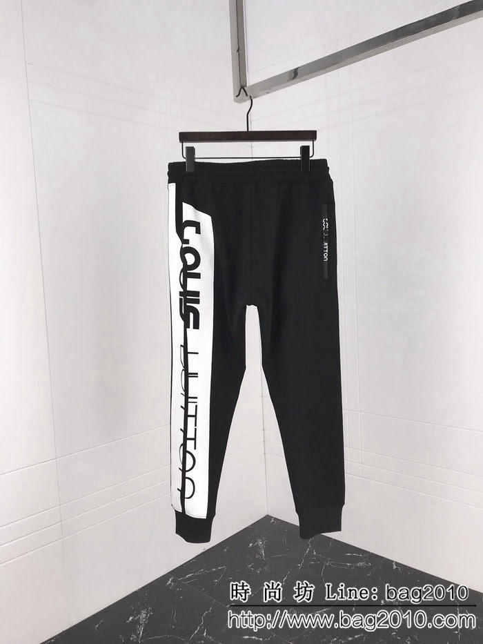 LV路易威登 18SS 秋冬新款 字母印花 舒適保暖 男款休閒衛褲 ydi2243